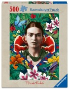 Cover-Bild zum Titel 'Erwachsenenpuzzle 500 Teile - Frida Kahlo, blühende Fantasie' von ''