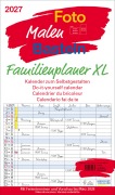 Cover-Bild zum Titel 'Foto-Malen-Basteln Familienplaner XL 2027' von ''