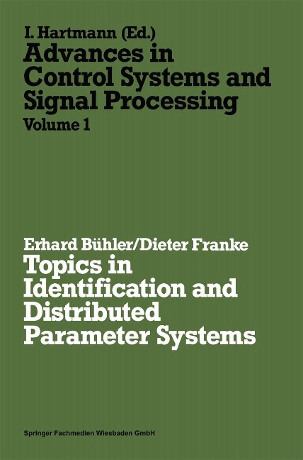Topics in Identification and Distributed Parameter Systems - Erhard Bühler