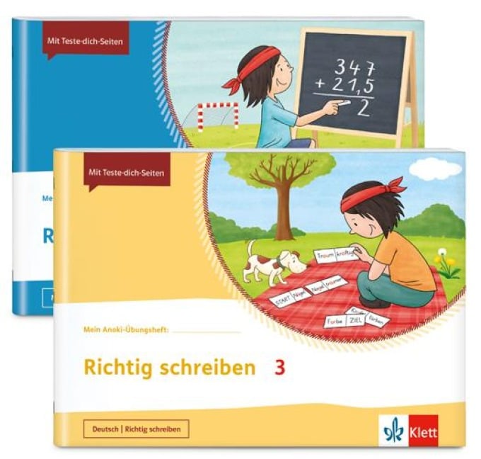 Mein Anoki-Übungsheft - Paket Richtig schreiben / Richtig rechnen 3 - 