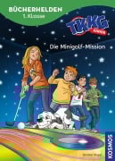 Cover-Bild zum Titel 'TKKG Junior, Bücherhelden 1. Klasse, Die Minigolf-Mission' von 'Kirsten Vogel'