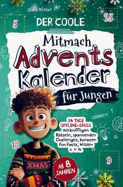 Der coole Mitmach-Adventskalender für Jungen - Alina Winter