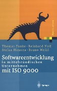 Cover-Bild zum Titel 'Softwareentwicklung in mittelständischen Unternehmen mit ISO 9000' von 'Thomas Funke, Reinhard Noll, Stefan Niessen, Bruno Weikl'