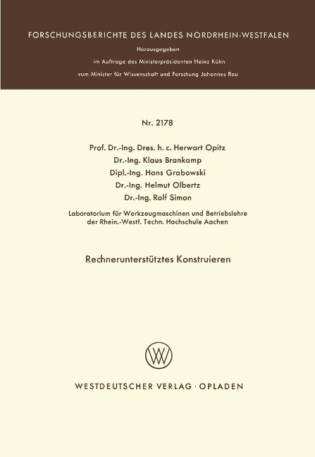 Rechnerunterstütztes Konstruieren - 