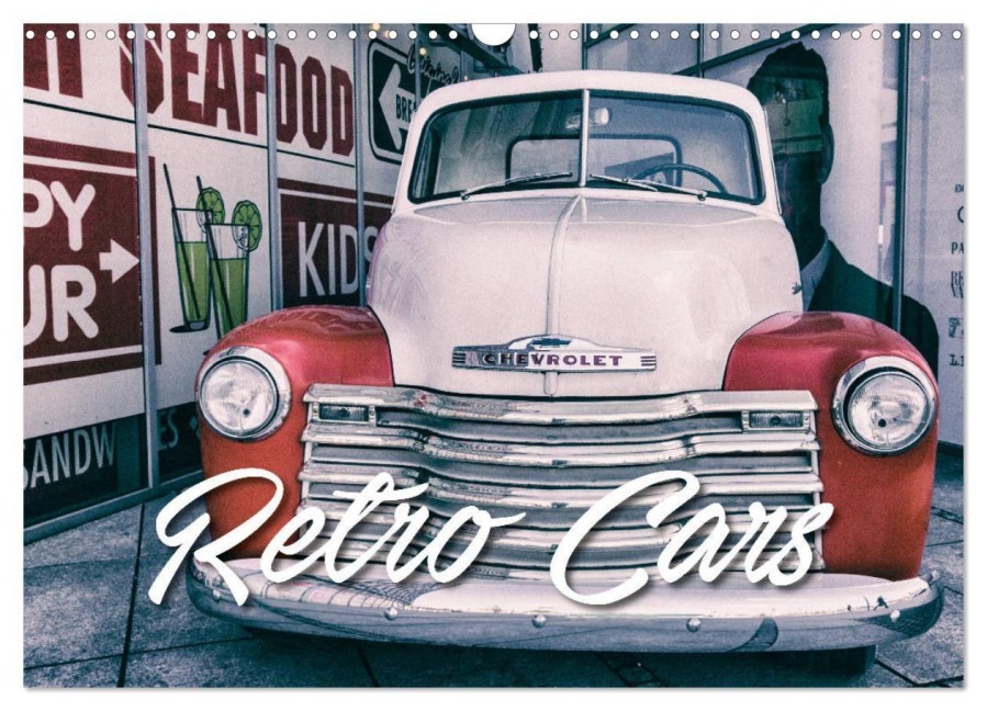 Retro Cars (Wandkalender 2027 DIN A3 quer), CALVENDO Monatskalender - Gerd Matschek