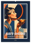 Cover-Bild zum Titel 'Art-Déco Vintage-Poster (Wandkalender 2026 DIN A2 hoch), CALVENDO Monatskalender' von 'Werner Braun'