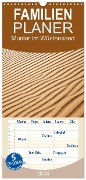 Familienplaner 2024 - Muster im Wüstensand mit 5 Spalten (Wandkalender, 21 x 45 cm) CALVENDO - Maurus Spescha
