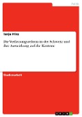 Die Verfassungsreform in der Schweiz und ihre Auswirkung auf die Kantone - Tanja Prinz