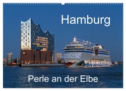 Cover-Bild zum Titel 'Hamburg - Perle an der Elbe (Wandkalender 2026 DIN A2 quer), CALVENDO Monatskalender' von 'Siegfried Kuttig'