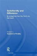 Cover-Bild zum Titel 'Subalternity and Difference' von ''