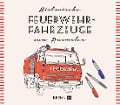 Österreichische Feuerwehrautos zum Ausmalen - 