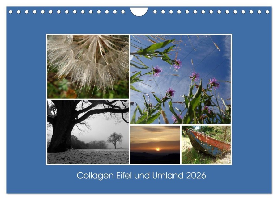 Collagen aus Eifel und Umland 2026 (Wandkalender 2026 DIN A4 quer), CALVENDO Monatskalender - Lydia Weber