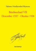 Cover-Bild zum Titel 'Briefwechsel VII' von 'Salomo Friedlaender, Detlef Thiel'