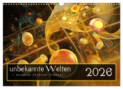 Cover-Bild zum Titel 'unbekannte Welten (Wandkalender 2026 DIN A3 quer), CALVENDO Monatskalender' von 'PaulaPanther PaulaPanther'