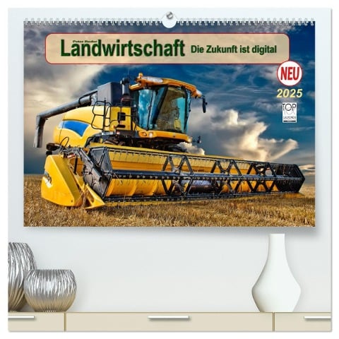 Landwirtschaft - die Zukunft ist digital (hochwertiger Premium Wandkalender 2025 DIN A2 quer), Kunstdruck in Hochglanz - Peter Roder