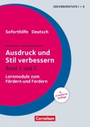 Cover-Bild zum Titel 'Soforthilfe - Deutsch: Ausdruck und Stil verbessern' von 'Jeannette Deckers, Gerd Brenner'