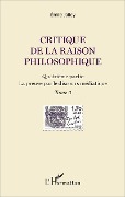 Cover-Bild zum Titel 'Critique de la raison philosophique' von 'Jalley'