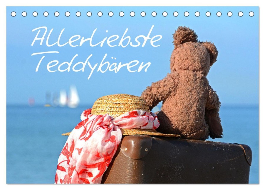 Allerliebste Teddybären (Tischkalender 2025 DIN A5 quer), CALVENDO Monatskalender - Sarnade Sarnade