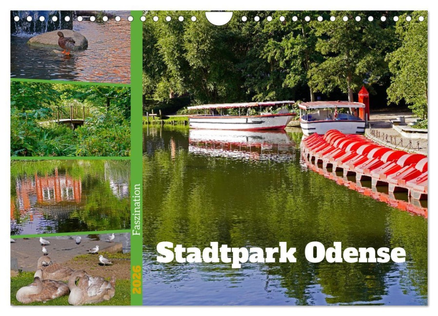 Faszination Stadtpark Odense (Wandkalender 2026 DIN A4 quer), CALVENDO Monatskalender - Babett Paul - Babetts Bildergalerie
