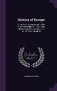 Cover-Bild zum Titel 'History of Europe' von 'Archibald Alison'