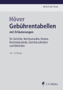 Cover-Bild zum Titel 'Gebührentabellen' von ''