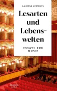 Cover-Bild zum Titel 'Lesarten und Lebenswelten' von 'Laurenz Lütteken'