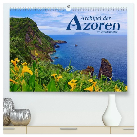 Archipel der Azoren im Nordatlantik (hochwertiger Premium Wandkalender 2024 DIN A2 quer), Kunstdruck in Hochglanz - Jana Thiem-Eberitsch
