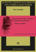 Cover-Bild zum Titel 'Di notte, davanti alla parete con l'ombra degli alberi' von 'Peter Handke'