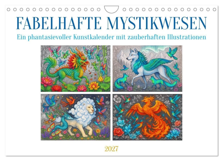 Fabelhafte Mystikwesen (Wandkalender 2027 DIN A4 quer), CALVENDO Monatskalender - Kerstin Waurick