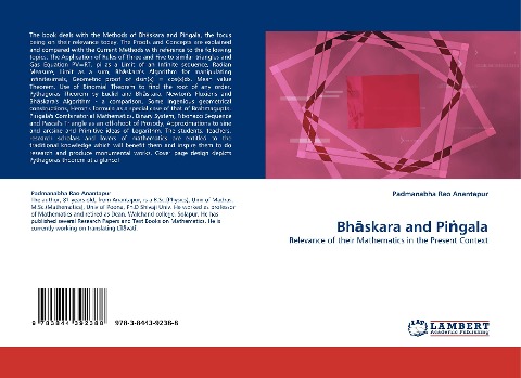 Bh¿skara and Pi¿gala - Padmanabha Rao Anantapur