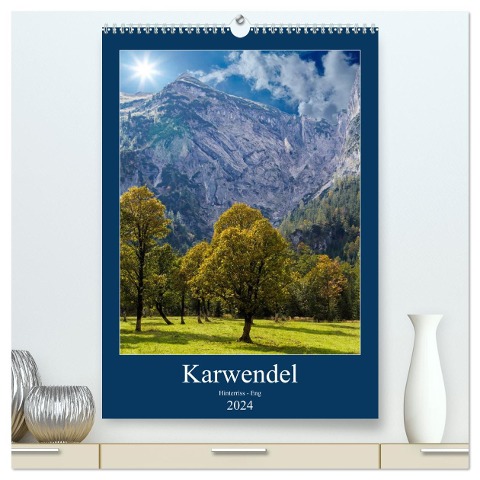 Karwendel - Hinterriss-Eng (hochwertiger Premium Wandkalender 2024 DIN A2 hoch), Kunstdruck in Hochglanz - Horst Eisele