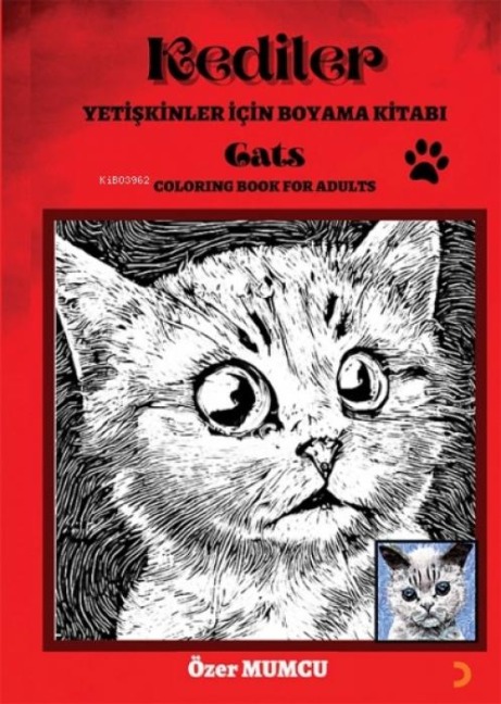 Yetiskinler icin Boyama Kitabi - Kediler - Özer Mumcu