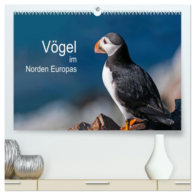 Vögel im Norden Europas (hochwertiger Premium Wandkalender 2026 DIN A2 quer), Kunstdruck in Hochglanz - Martin Thoma