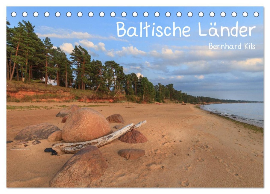 Baltische Länder (Tischkalender 2026 DIN A5 quer), CALVENDO Monatskalender - Bernhard Kils