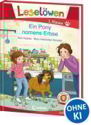 Cover-Bild zum Titel 'Leselöwen 1. Klasse - Ein Pony namens Erbse' von 'Eva Hierteis'