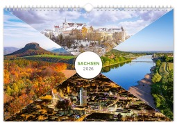 Cover-Bild zum Titel 'Kalender Sachsen 2026' von 'Peter Schubert'