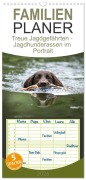 Familienplaner 2026 - Treue Jagdgefährten - Jagdhunderassen im Portrait mit 5 Spalten (Wandkalender, 21 x 45 cm) CALVENDO - Yvonne Streib