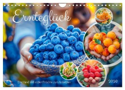 Cover-Bild zum Titel 'Ernteglück - Eine handvoll süßer Früchte zum Anbeißen (Wandkalender 2026 DIN A4 quer), CALVENDO Monatskalender' von 'Anja Frost'