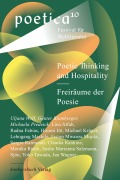 Cover-Bild zum Titel 'Poetic Thinking and Hospitality - Freiräume der Poesie' von 'Jan Wagner, Radna Fabias, It¿ Hiromi, Michael Krüger, Lebogang Mashile'