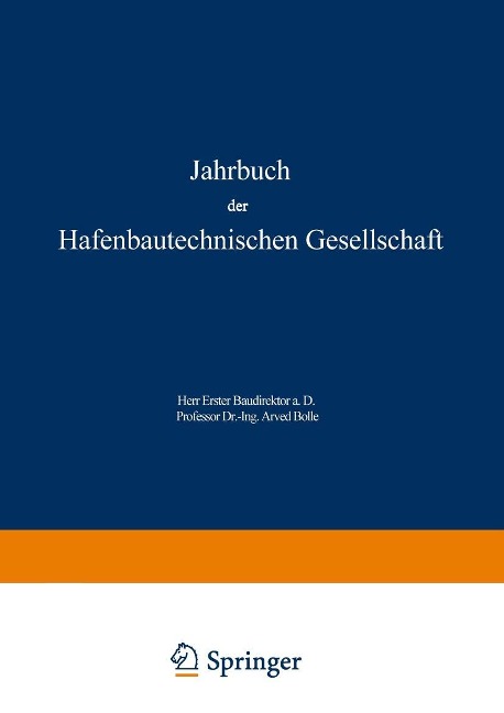 Jahrbuch der Hafenbautechnischen Gesellschaft - R. Schwab, W. Becker