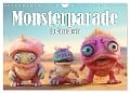 Monsterparade im Anmarsch (Wandkalender 2025 DIN A4 quer), CALVENDO Monatskalender - Liselotte Brunner-Klaus