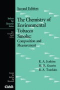 Cover-Bild zum Titel 'The Chemistry of Environmental Tobacco Smoke' von 'Roger A. Jenkins, Michael R. Guerin, Bruce Tomkins'