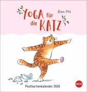 Puth Yoga für die Katz Postkartenkalender 2026 - 