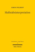 Cover-Bild zum Titel 'Maßstabsinterpretation' von 'Simon Pielhoff'