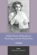 Cover-Bild zum Titel 'Edith Stein's Philosophy of Psychology and the Humanities' von ''
