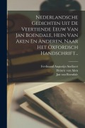 Cover-Bild zum Titel 'Nederlandsche Gedichten Uit De Veertiende Eeuw Van Jan Boendale, Hein Van Aken En Anderen, Naar Het Oxfordsch Handschrift...' von 'Jan Van Boendale'