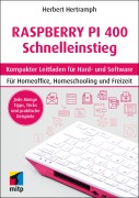 Cover-Bild zum Titel 'Raspberry Pi 400 Schnelleinstieg' von 'Herbert Hertramph'