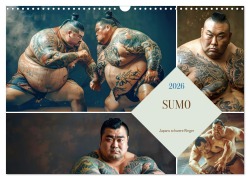 Cover-Bild zum Titel 'Sumo - Japans schwere Ringer (Wandkalender 2026 DIN A3 quer), CALVENDO Monatskalender' von 'Liselotte Brunner-Klaus'