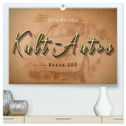 Cover-Bild zum Titel 'Kult-Autos, Nuova 500 (hochwertiger Premium Wandkalender 2026 DIN A2 quer), Kunstdruck in Hochglanz' von 'Peter Roder'