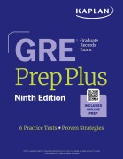 Cover-Bild zum Titel 'GRE Prep Plus, Ninth Edition' von 'Kaplan Test Prep'